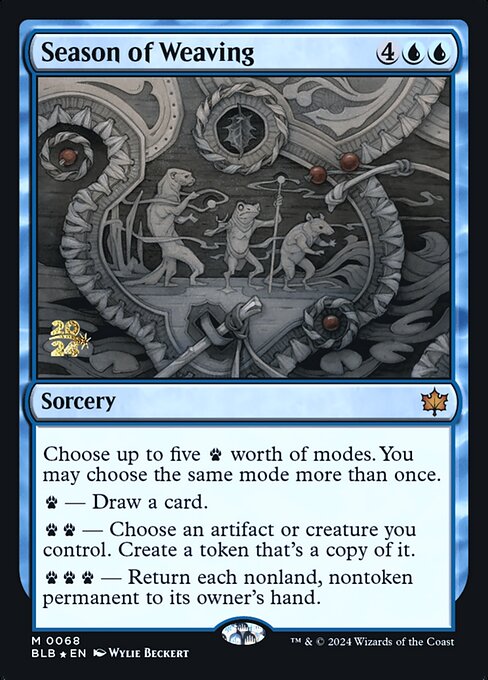 Season of Weaving (68s) (Foil) - Bloomburrow Promos - Game On