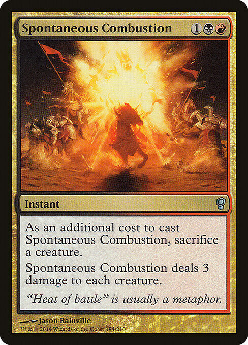Spontaneous Combustion (194) (Foil) - Conspiracy - Game On