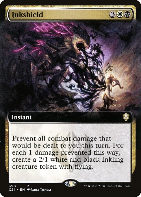 Inkshield (398) - EXTENDED ART - Commander 2021 - Game On