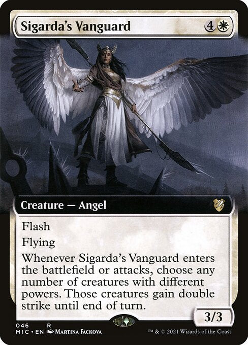 Sigarda's Vanguard (46) - EXTENDED ART - Midnight Hunt Commander - Game On