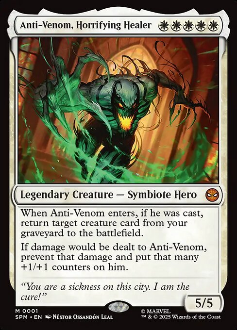 Anti-Venom, Horrifying Healer (1) (Foil) - Marvel's Spider-Man - Game On