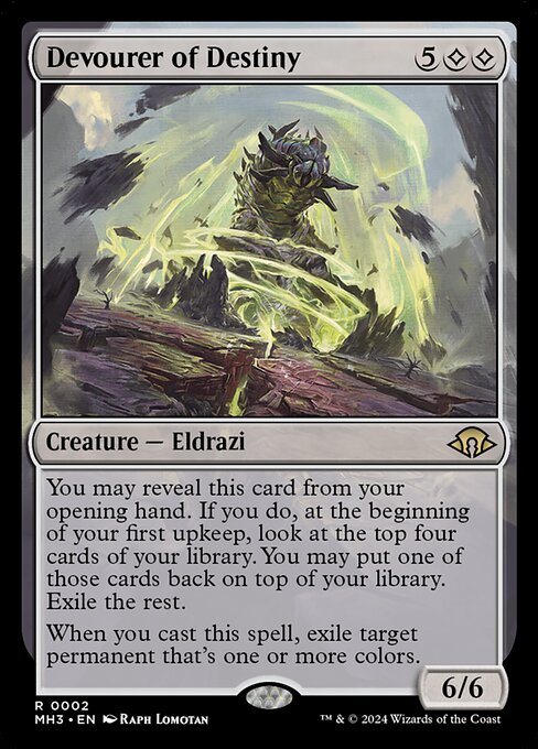 Devourer of Destiny (2) - FULL ART - Modern Horizons 3 - Game On