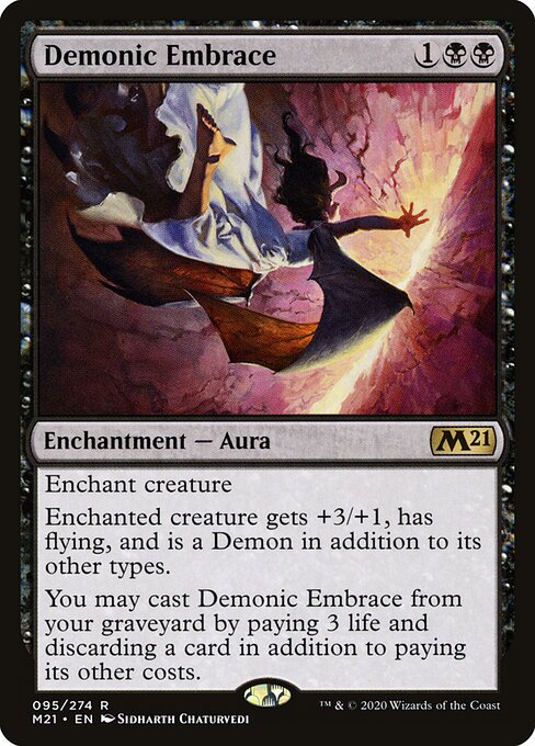 Demonic Embrace (95) - Core Set 2021 - Game On