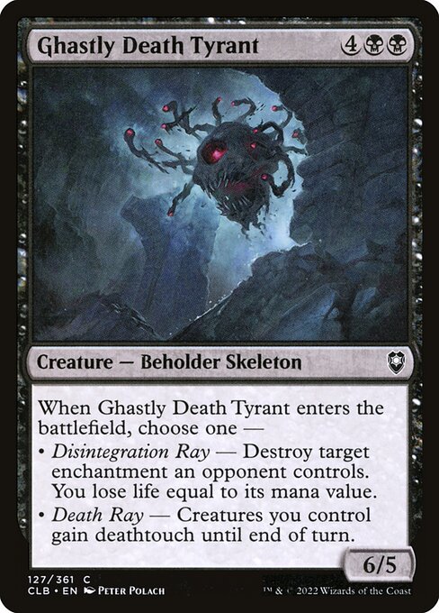 Ghastly Death Tyrant (127) (Foil) - Commander Legends: Battle for Baldur's Gate - Game On