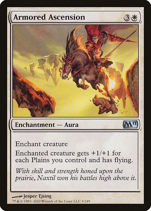 Armored Ascension (5) (Foil) - Magic 2011 - Game On