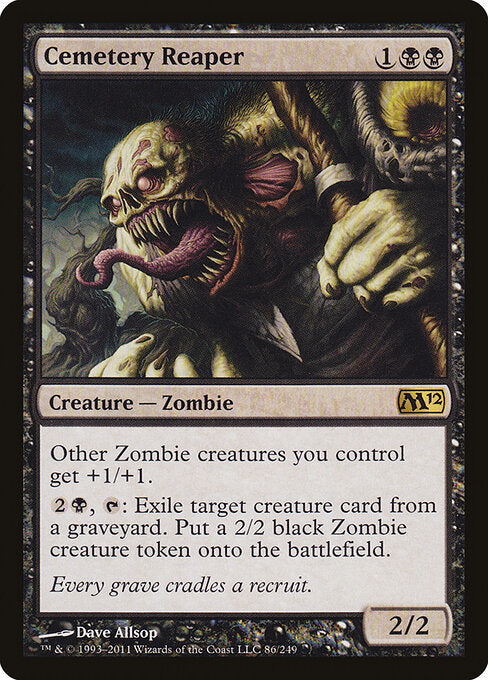 Cemetery Reaper (86) (Foil) - Magic 2012 - Game On