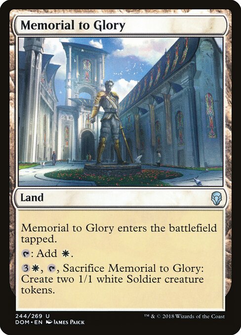 Memorial to Glory (244) - Dominaria - Game On