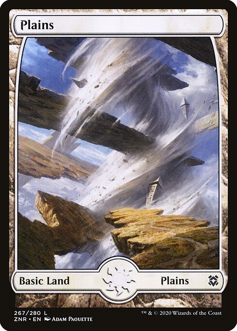 Plains (267) - FULL ART - Zendikar Rising - Game On
