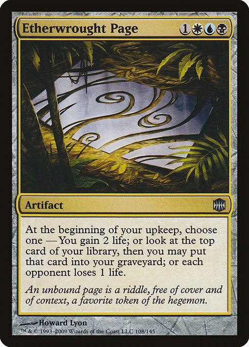 Etherwrought Page (108) (Foil) - Alara Reborn - Game On