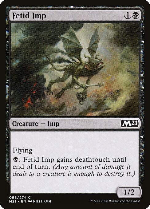 Fetid Imp (98) (Foil) - Core Set 2021 - Game On