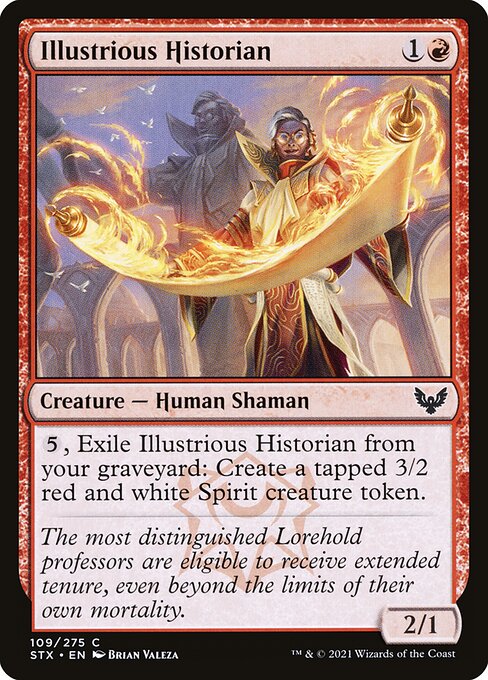 Illustrious Historian (109) (Foil) - Strixhaven: School of Mages - Game On