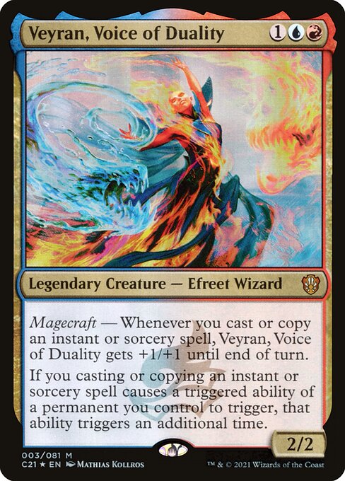 Veyran, Voice of Duality (3) (Foil) - Commander 2021 - Game On
