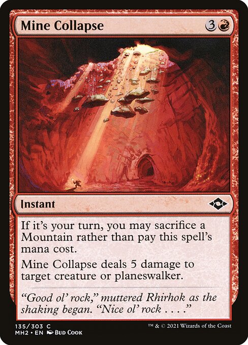 Mine Collapse (135) (Foil) - Modern Horizons 2 - Game On