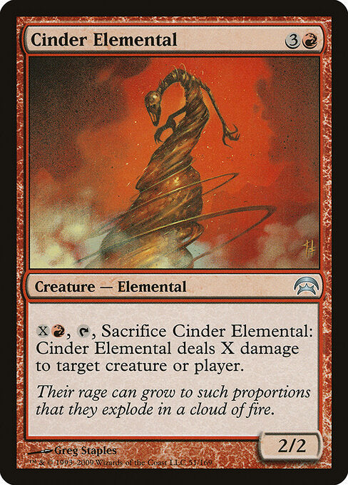 Cinder Elemental (51) - Planechase - Game On