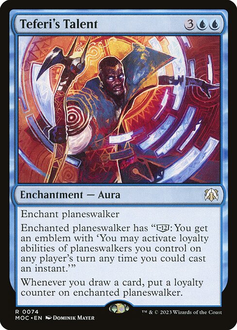 Teferi's Talent (74) (Foil) - March of the Machine Commander - Game On
