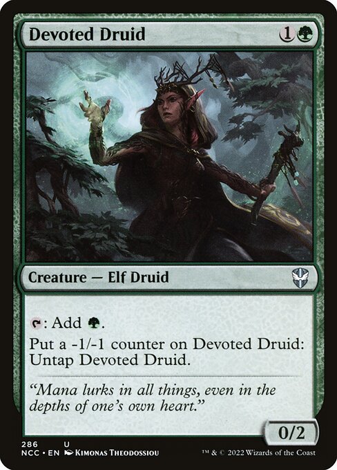Devoted Druid (286) - New Capenna Commander - Game On