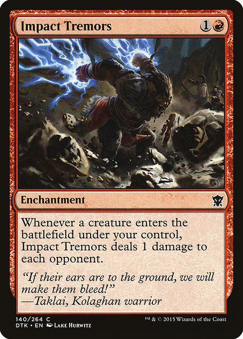 Impact Tremors (140) - Dragons of Tarkir - Game On