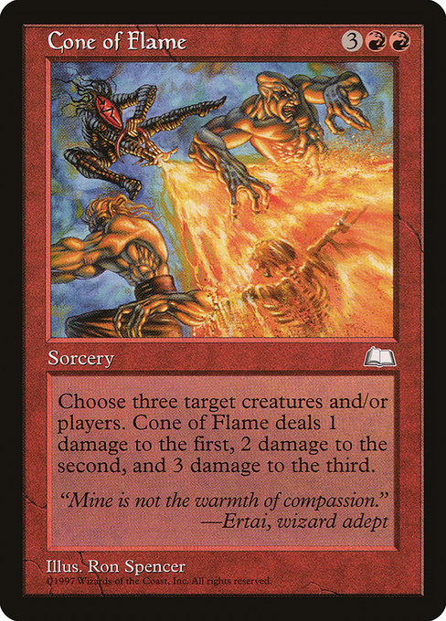 Cone of Flame (95) - Weatherlight - Game On
