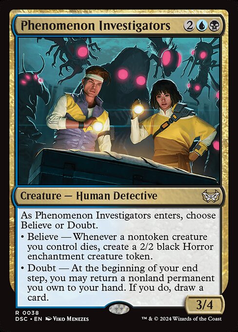 Phenomenon Investigators (38) - Duskmourn: House of Horror Commander - Game On