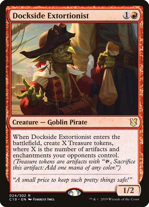 Dockside Extortionist (24) - Commander 2019 - Game On