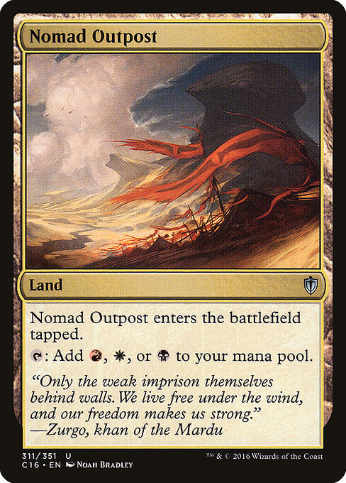 Nomad Outpost (311) - Commander 2016 - Game On