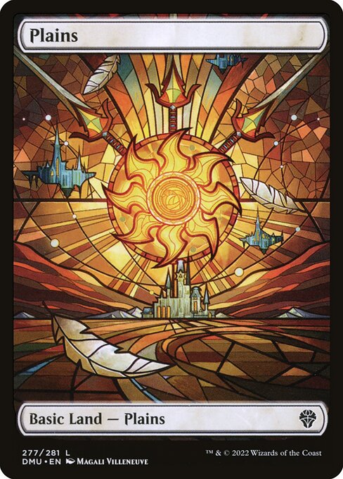 Plains (277) - FULL ART - Dominaria United - Game On