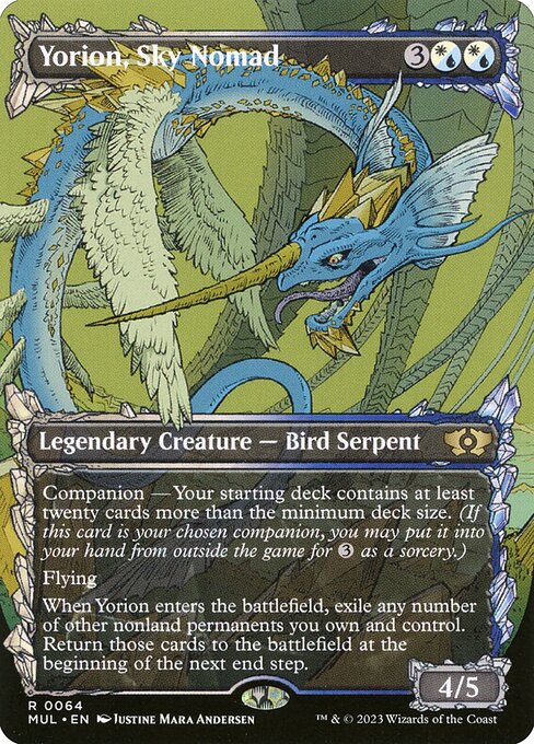 Yorion, Sky Nomad (64) - BORDERLESS - FULL ART - Multiverse Legends - Game On