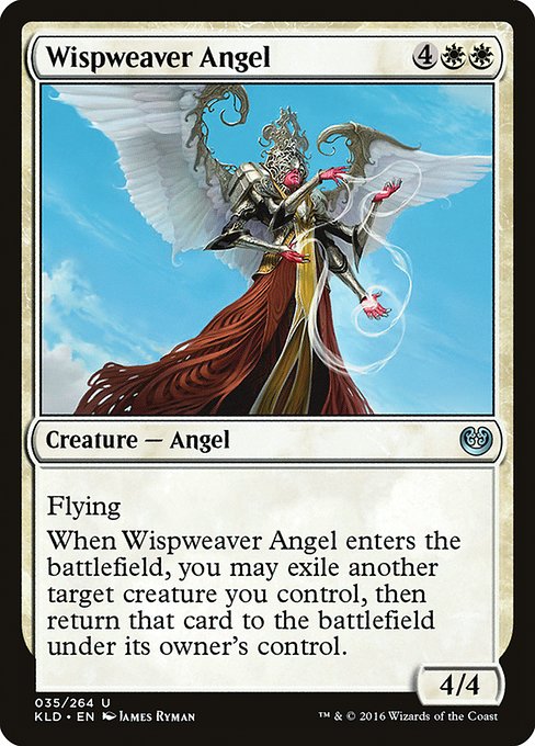 Wispweaver Angel (35) (Foil) - Kaladesh - Game On
