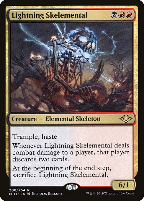 Lightning Skelemental (208) - Modern Horizons - Game On