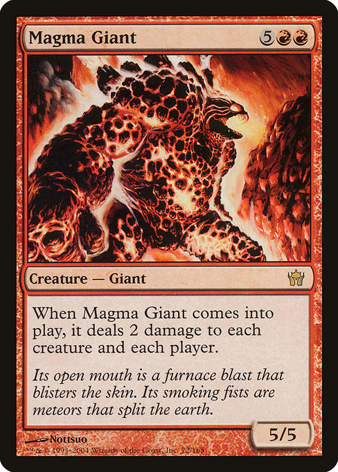 Magma Giant (72) - Fifth Dawn - Game On