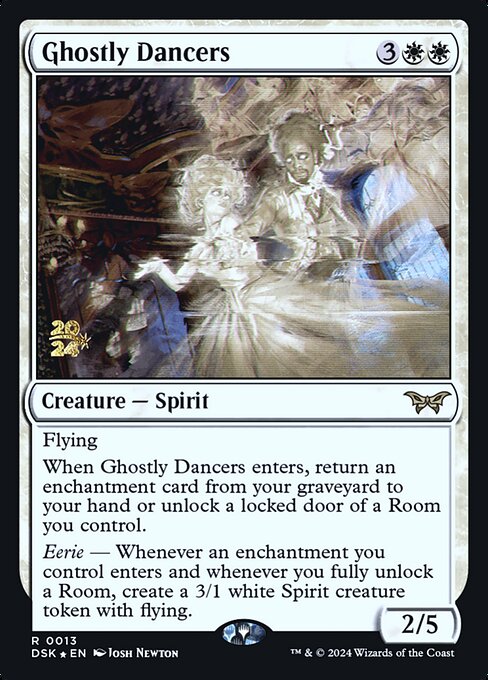 Ghostly Dancers (13s) (Foil) - Duskmourn: House of Horror Promos - Game On