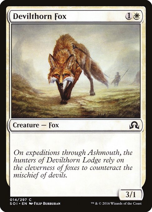Devilthorn Fox (14) - Shadows over Innistrad - Game On