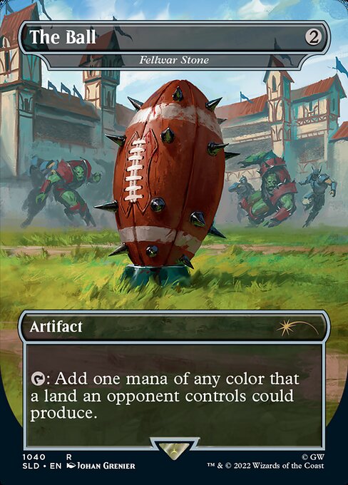 Fellwar Stone (1040) - BORDERLESS - FULL ART (Foil) - Secret Lair Drop - Game On