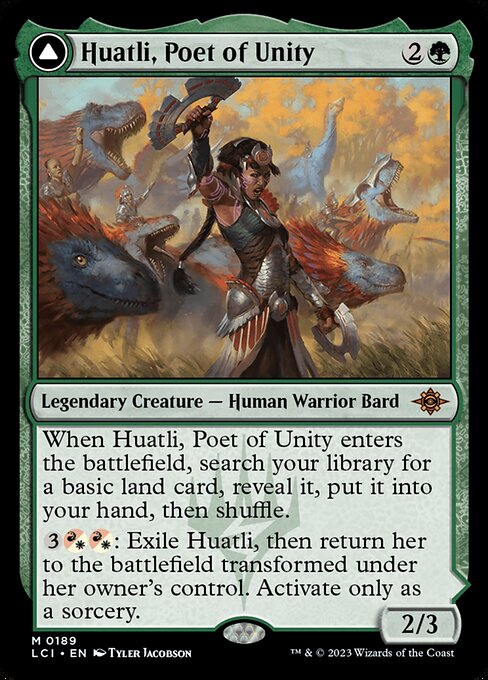 Huatli, Poet of Unity // Roar of the Fifth People (189) - The Lost Caverns of Ixalan - Game On