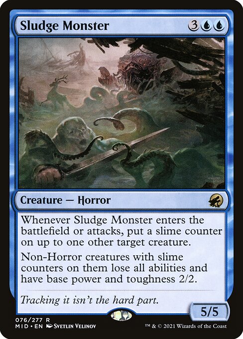 Sludge Monster (76) (Foil) - Innistrad: Midnight Hunt - Game On