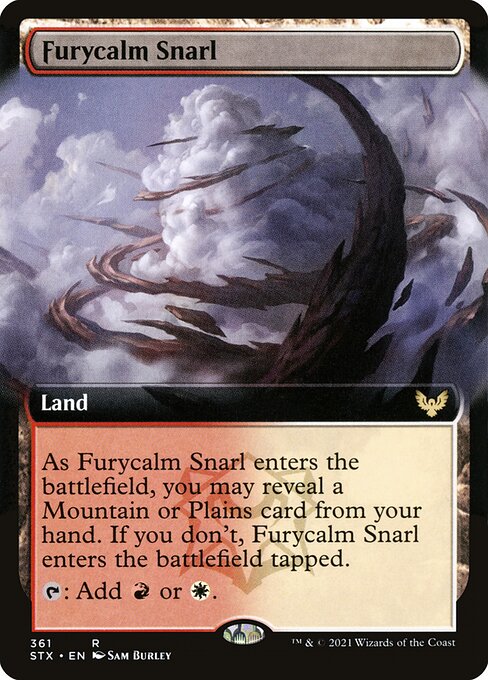 Furycalm Snarl (361) - EXTENDED ART (Foil) - Strixhaven: School of Mages - Game On