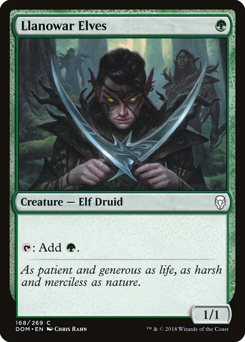 Llanowar Elves (168) (Foil) - Dominaria - Game On