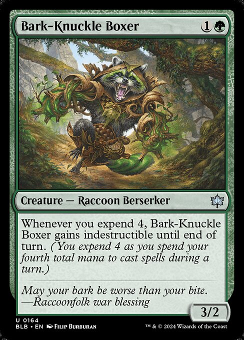 Bark-Knuckle Boxer (164) (Foil) - Bloomburrow - Game On