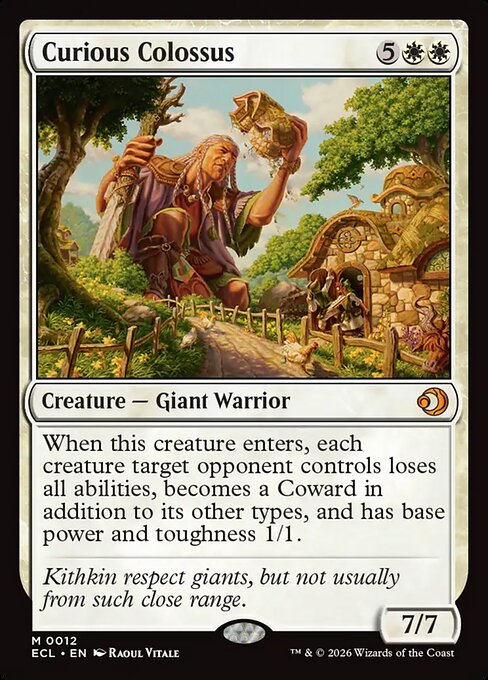 Curious Colossus (12) - Lorwyn Eclipsed - Game On