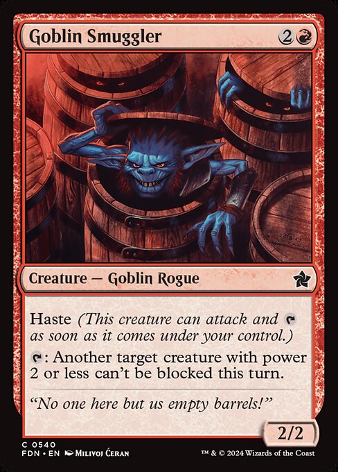 Goblin Smuggler (540) - Foundations - Game On