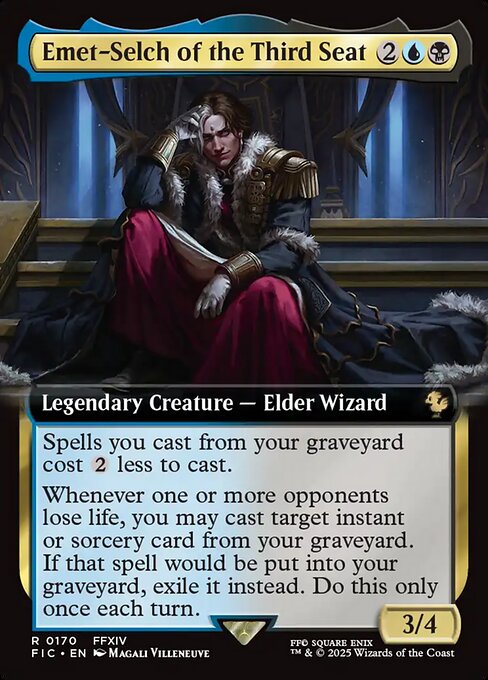 Emet-Selch of the Third Seat (170) - EXTENDED ART - Final Fantasy Commander - Game On