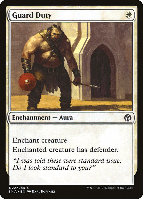 Guard Duty (22) (Foil) - Iconic Masters - Game On