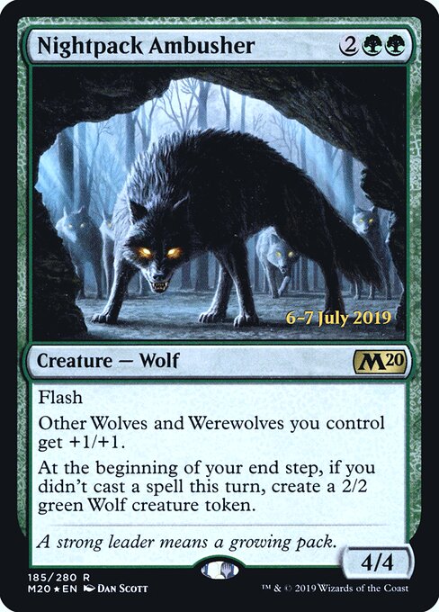 Nightpack Ambusher (185s) (Foil) - Core Set 2020 Promos - Game On