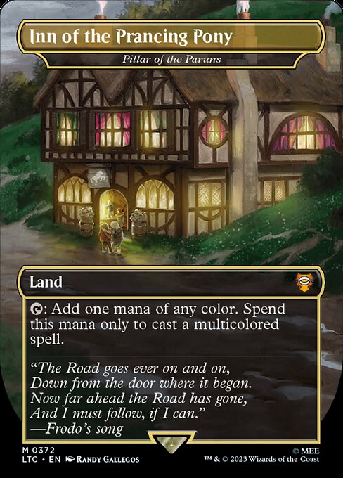 Pillar of the Paruns (372) - BORDERLESS - FULL ART (Foil) - Tales of Middle-earth Commander - Game On