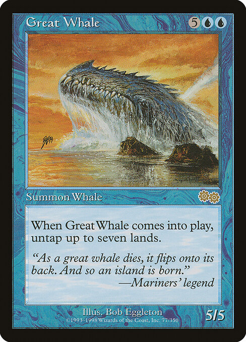 Great Whale (77) - Urza's Saga - Game On