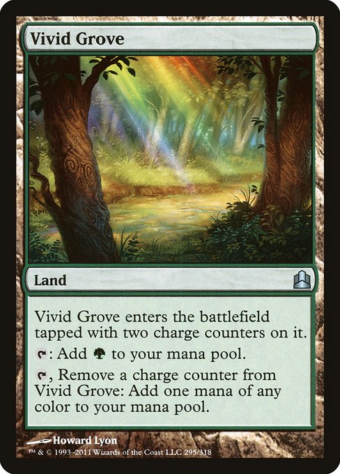 Vivid Grove (295) - Commander 2011 - Game On