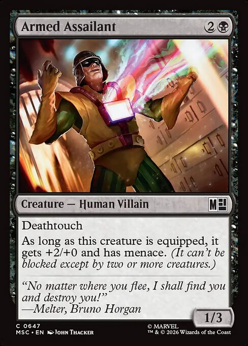 Armed Assailant (647) (Foil) - Marvel Super Heroes Commander - Game On