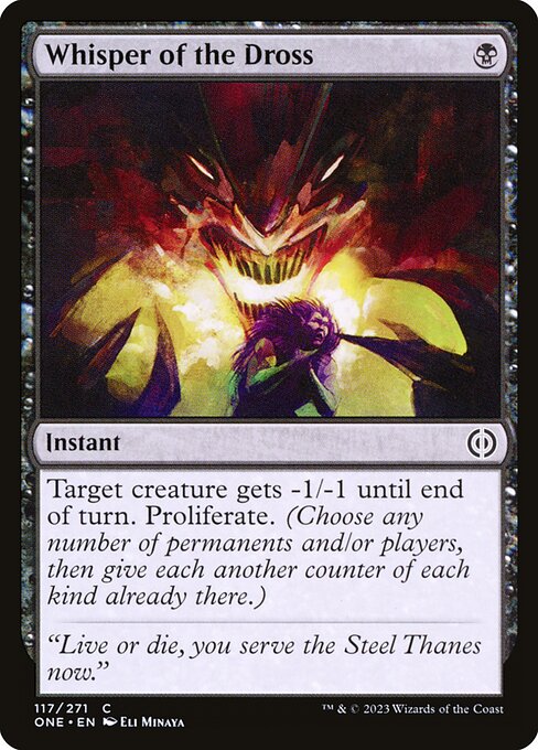 Whisper of the Dross (117) (Foil) - Phyrexia: All Will Be One - Game On