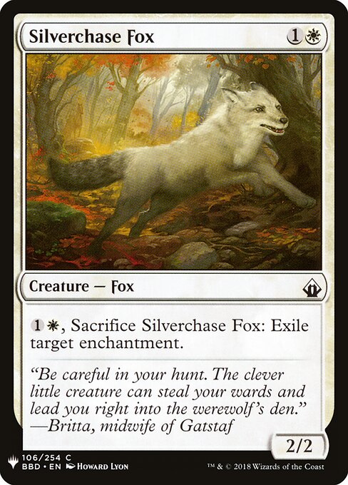 Silverchase Fox (BBD-106) - The List - Game On