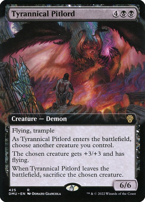 Tyrannical Pitlord (425) - EXTENDED ART - Dominaria United - Game On